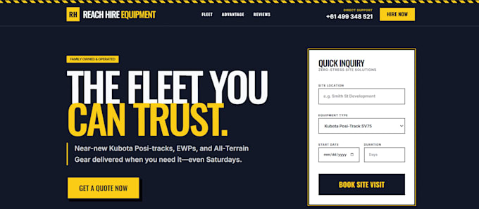 design a high conversion, professional website
