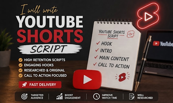 write engaging youtube shorts script