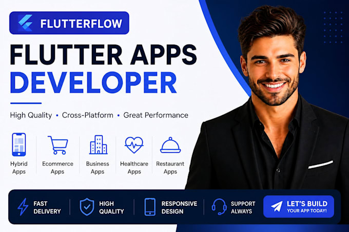 design flutterflow mobile app, expert flutterflow app developer
