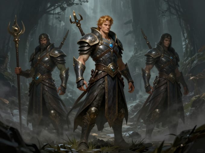 draw fantasy art and concept art illustration