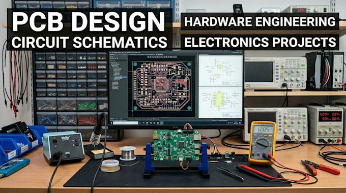do pcb schematics, hardware design, electronics engineering pcb projects