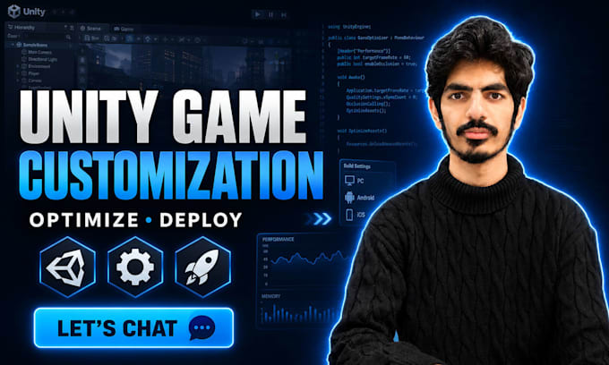 customize unity game and optimise it for deployment