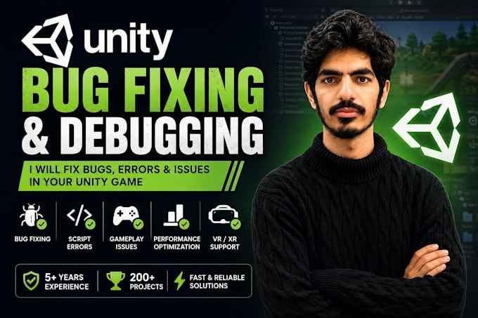 fix bugs, errors, and issues in your unity game