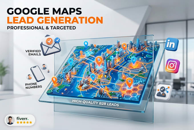 provide google maps leads with verified emails