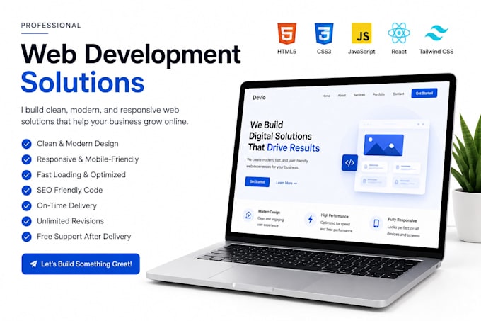 Be your full stack developer in html css and php by Sravan1102 | Fiverr