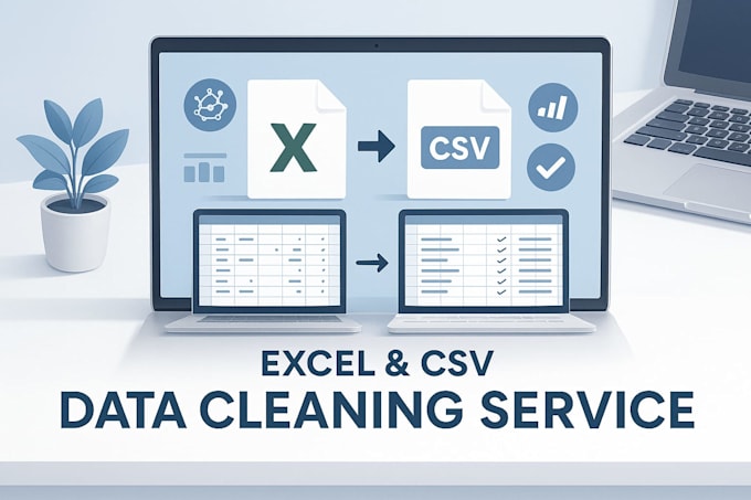 professionally clean and format excel or CSV data
