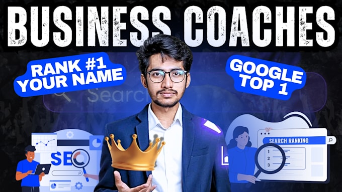 help coaches to rank on google for their name and services