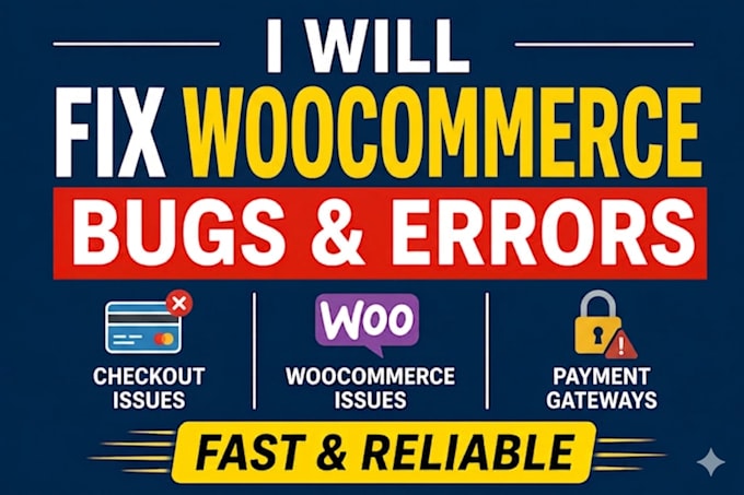 fix wordpress bugs, woocommerce issues and stripe payment gateways