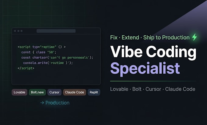 fix, scale, and deploy your lovable, bolt, or cursor ai app