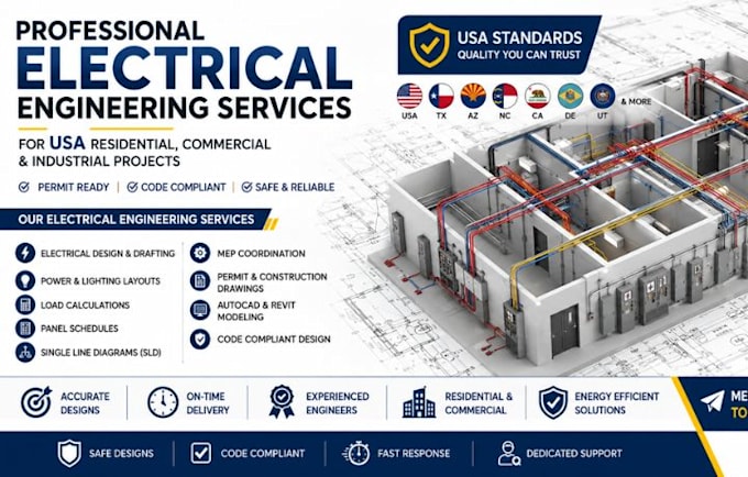 do electrical mep design for residential projects