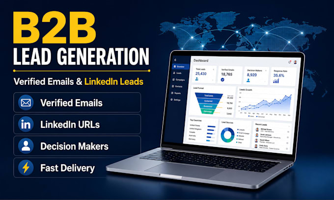 do targeted b2b lead generation and verified email lists