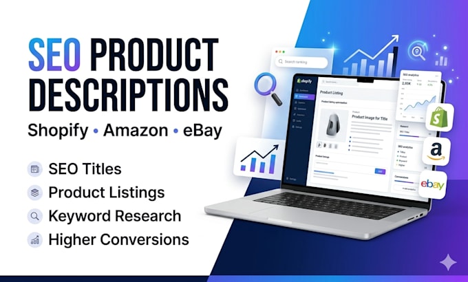 write seo product description for shopify amazon and ebay