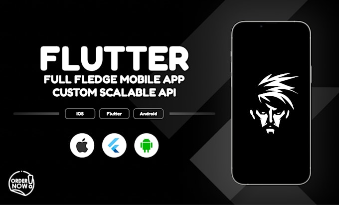 full stack flutter mobile app for android ios