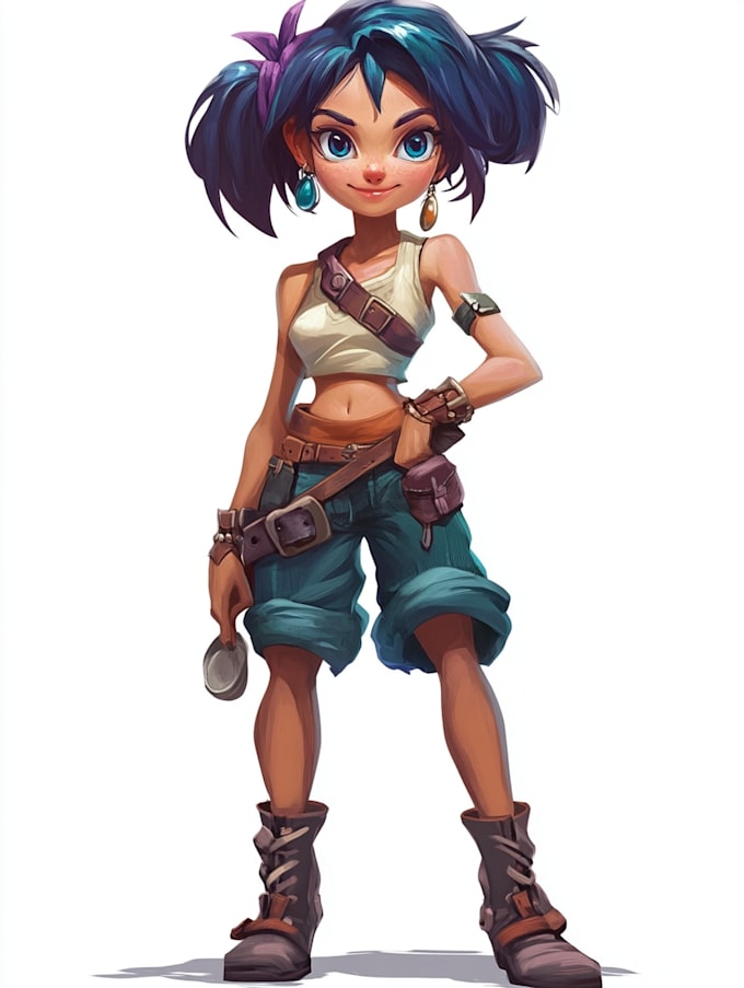 draw 2d game character or 2d game character