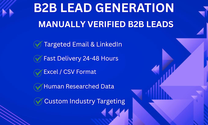 do b2b lead generation and build targeted email list with phone numbers