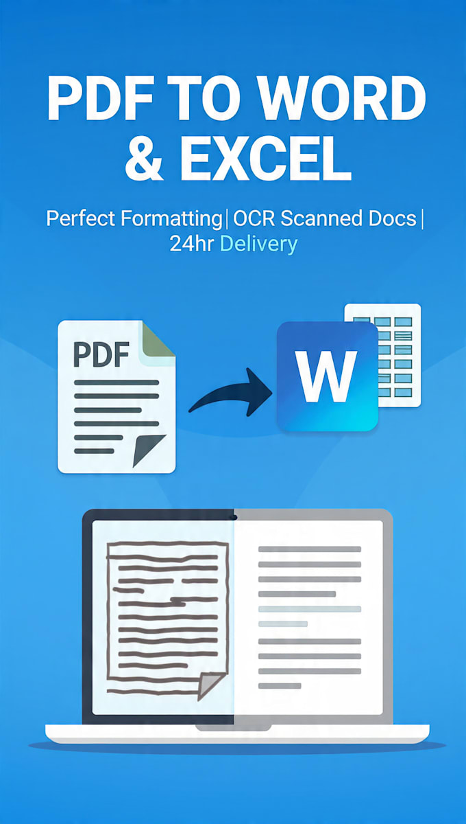 convert PDF to word or excel with perfect formatting