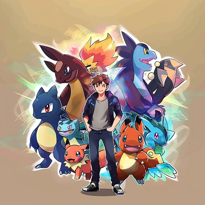 draw you with your pokemon team
