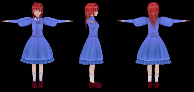 do stylized handpainted 3d characters