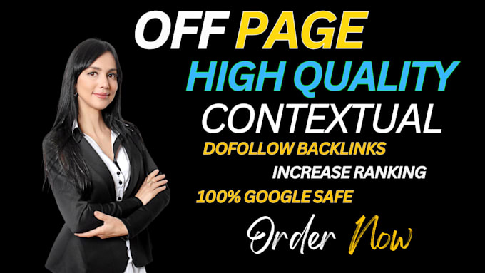 provide monthly off page SEO with authority backlinks