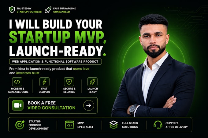 build your startup mvp and launch ready web application