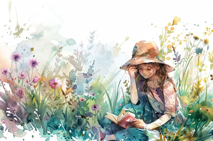 do a watercolor illustration