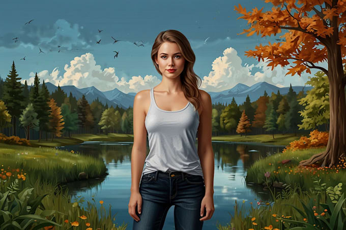 draw custom digital art illustrations