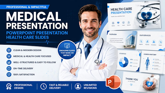 design same day medical presentation powerpoint presentation, health care slides
