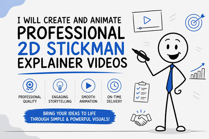 animate 2d stickman and stick figure animation