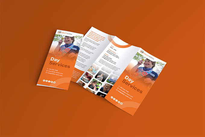 design high quality tri fold brochure in canva and adobe illustrator