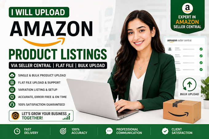 upload amazon product listings via seller central flat file bulk upload
