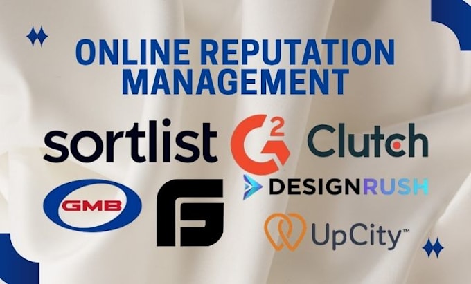 build, manage your business reputation on sortlist designrush g2 ORM management