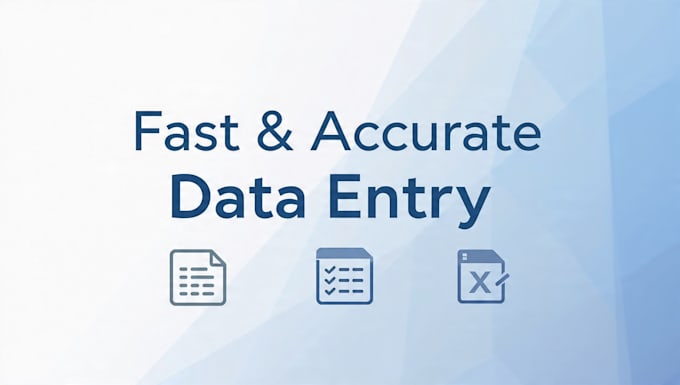 do fast data entry, typing, and PDF to word in 2 hours