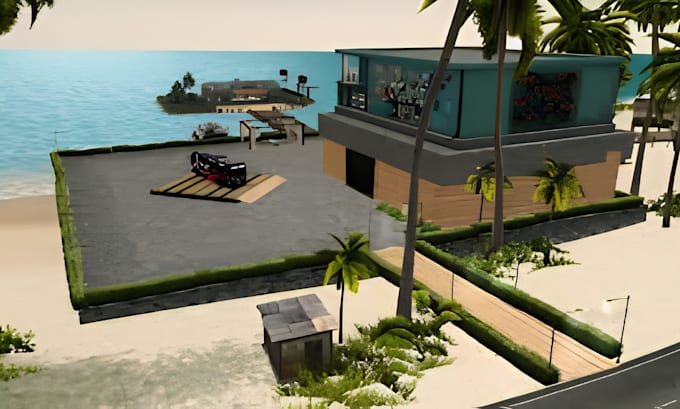 create 3d game environment open world map unity unreal engine level design asset