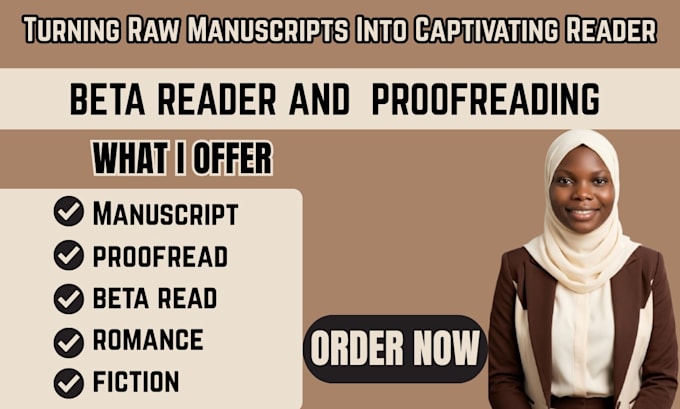 beta read and proofread your romance fiction manuscript