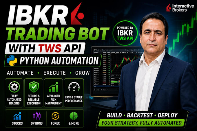 build ibkr API trading bot using interactive brokers