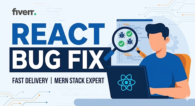 fix react js bugs frontend issues and API errors