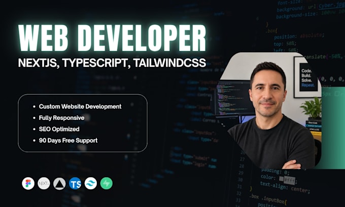 build a fast, responsive, scalable and modern nextjs website