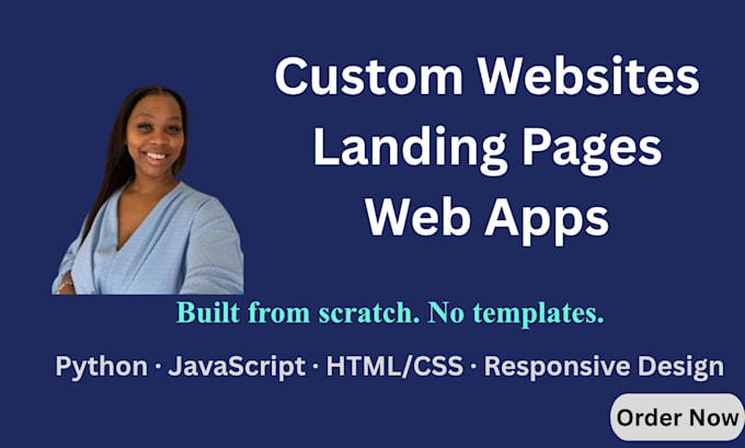 build custom websites, landing pages, web apps, software dev