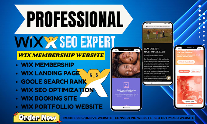 create design redesign wix membership website wix developer wix booking site