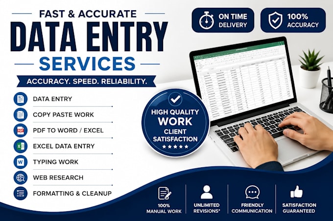 do fast and accurate data entry