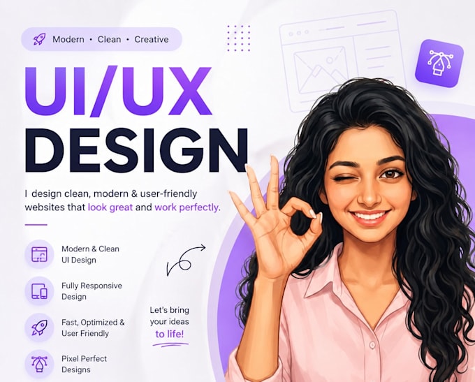 create clean modern frontend UI design