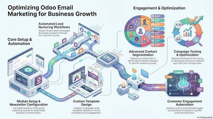 setup odoo email marketing and automation workflows
