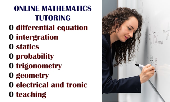 be your mathematics tutor