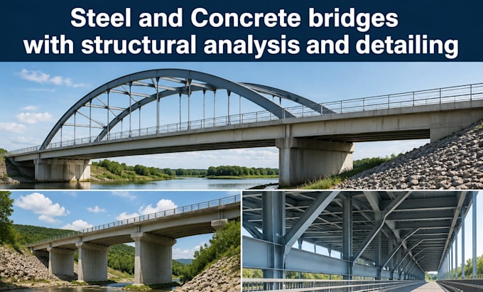 Design steel and concrete bridges with structural analysis and ...