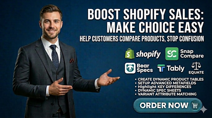 shopify product comparison snap compare bear specs compareder tably equate powr