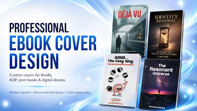 design cinematic ebook and amazon KDP book covers