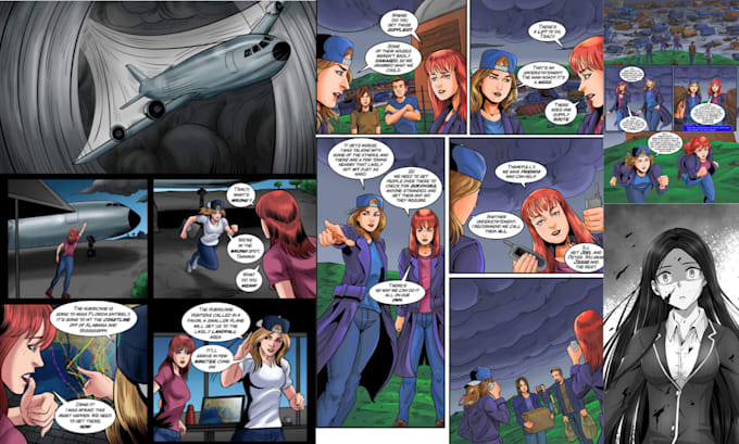 be your comic book artist for comic book illustration graphic novel comic strip
