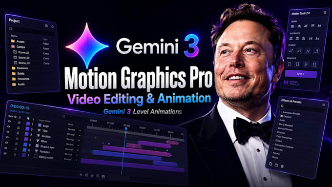 create professional motion graphics