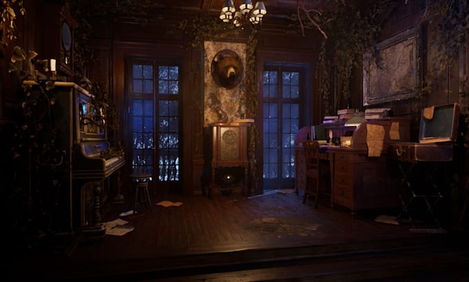 design 3d game environment and level design in unreal engine 5