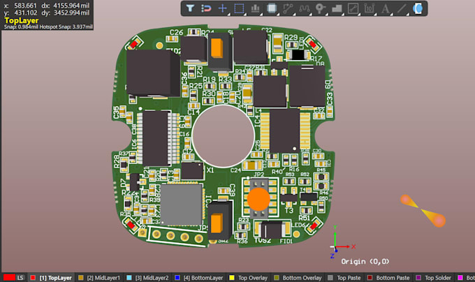 do pcb design in altium